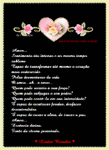 <b><center>Sentimento tão intenso</b></center>
