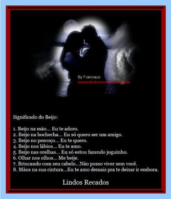 <b><center>Significado do Beijo</b></center>