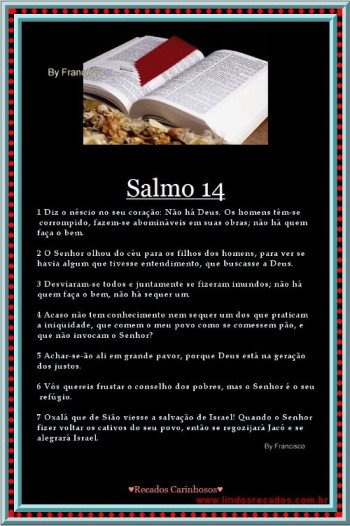 <b><center>Salmo 14</b></center>