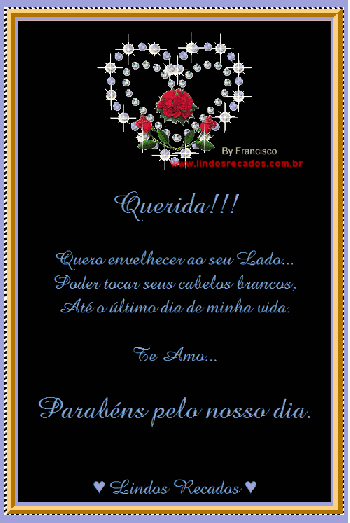 <b><center>Aniversário Casamento</b></center>