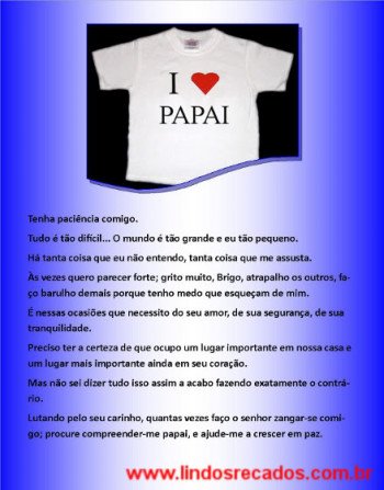 <b><center>Dia dos Pais</b></center>