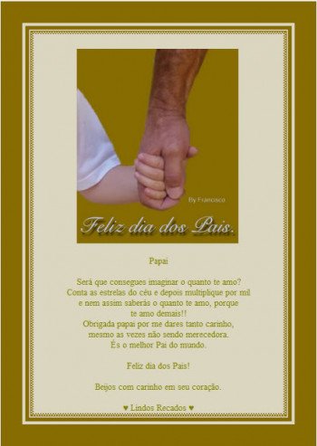 <b><center>Dia dos Pais</b></center>