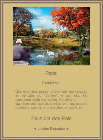 <b><center>Dia dos Pais</b></center>