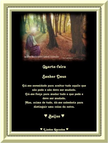 <b><center>Quarta-feira</b></center>
