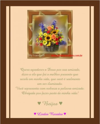 <b><center>Agradecimento</b></center>