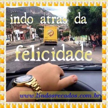 <b><center>Indo atras da felecidade</b></center>