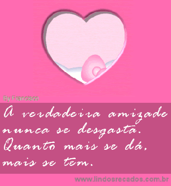 <b><center>A verdadeira amizade</b></center>