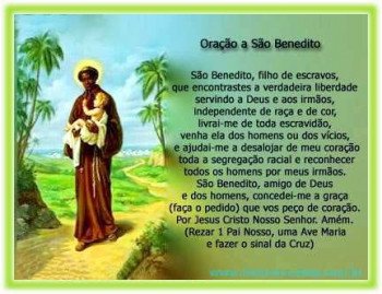 <b><center>Oração a São Benedito</b></center>