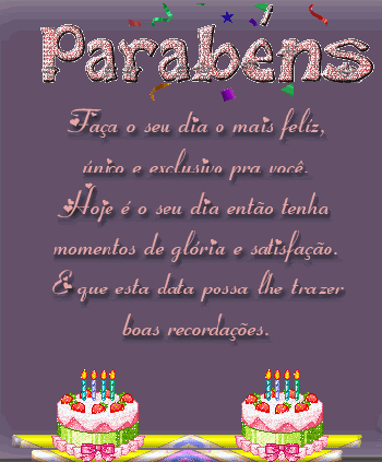 <b><center>Parabéns pra você...</b></center>