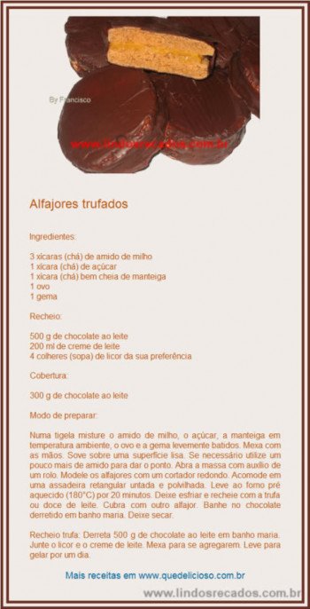 <b><center>Alfajores trufados</b></center>