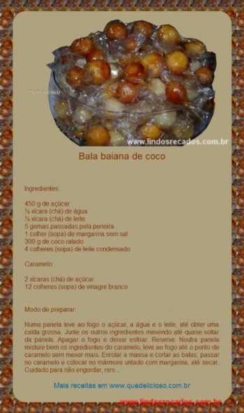 <b><center>Bala baiana de coco</b></center>