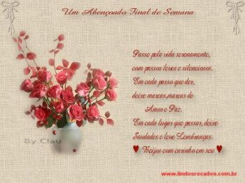 <b><center>Bom fim de semana</b></center>