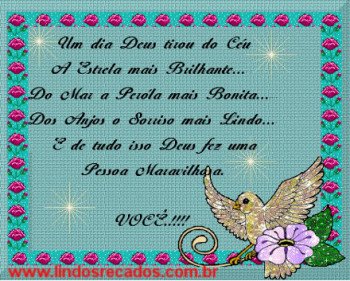 <b><center>Um dia Deus...</b></center>