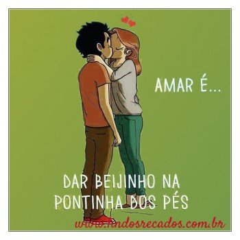 <b><center>Amar é dar beijinhos</b></center>