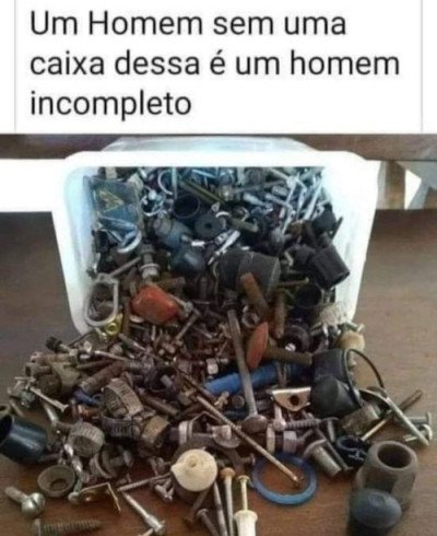 <b><center>O homem sem uma caixa...</b></center>