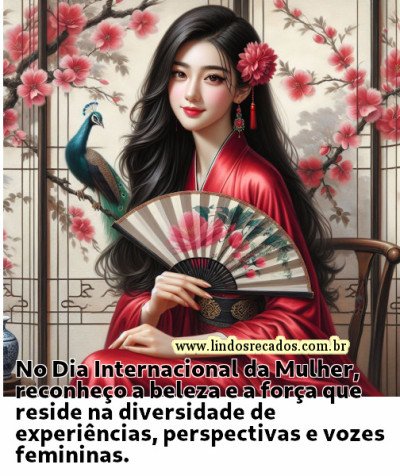 <b><center>No dia internacional da mulher</b></center>