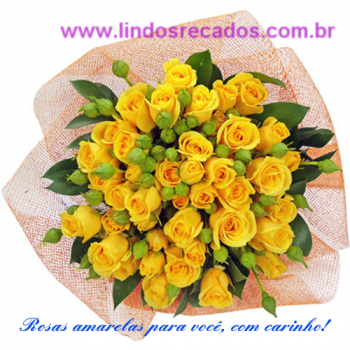 <b><center>Rosas amarelas para você</b></center>