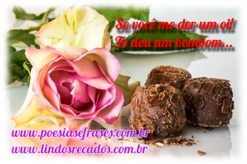 <b><center>Se você me der um oi!</b></center>