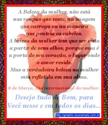 <b><center>Dia Mulher</b></center>
