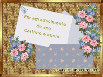 <b><center>Em agradecimento...</b></center>