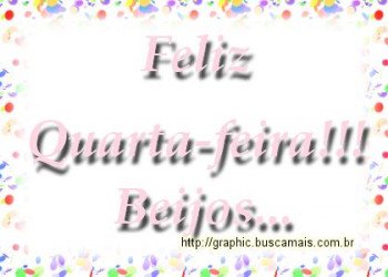 <b><center>Quarta-feira</b></center>