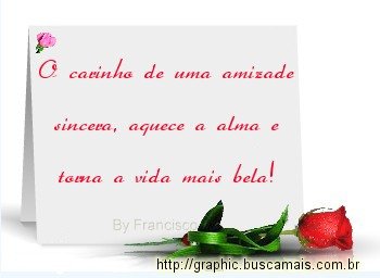 <b><center>Amizade</b></center>