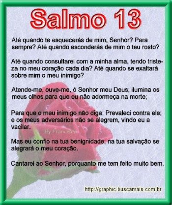 <b><center>Salmo 13</b></center>