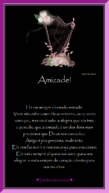 <b><center>Milagre chamado amizade</b></center>