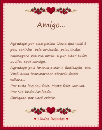 <b><center>Obrigado por você existir</b></center>
