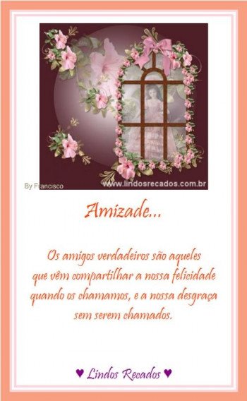 <b><center>Verdadeiros amigos</b></center>